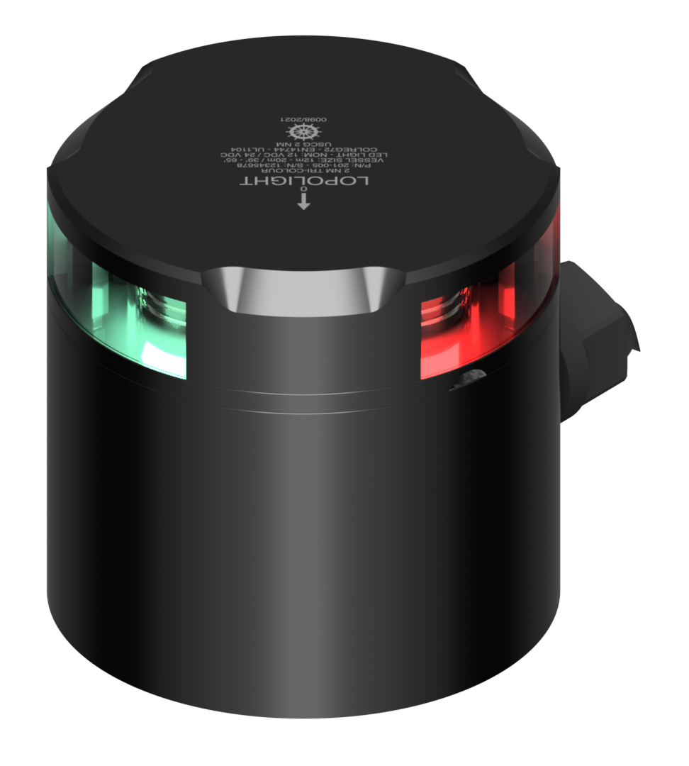 2nm Tricolor w/IP68 POM base and connector 2nm Tricolor w/IP68 POM base and connector